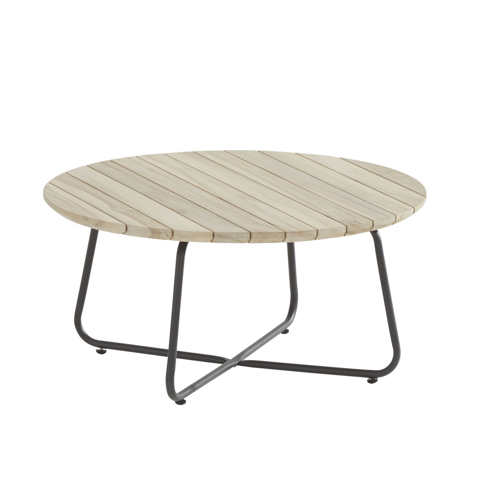 4SO 4SO Axel coffee table teak round  73 cm  (H 35 cm)