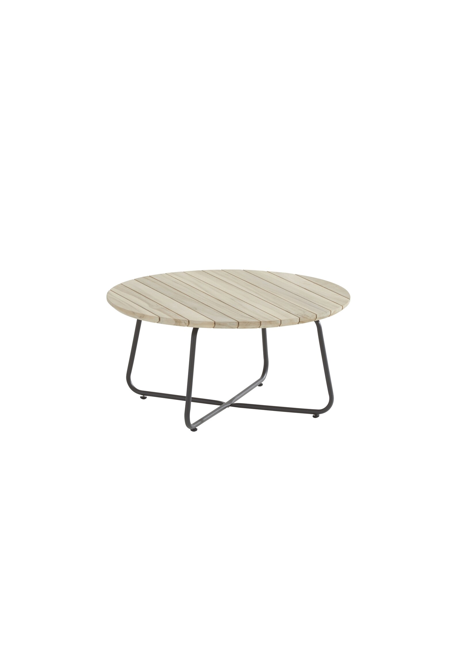 4SO 4SO Axel coffee table teak round  73 cm  (H 35 cm)