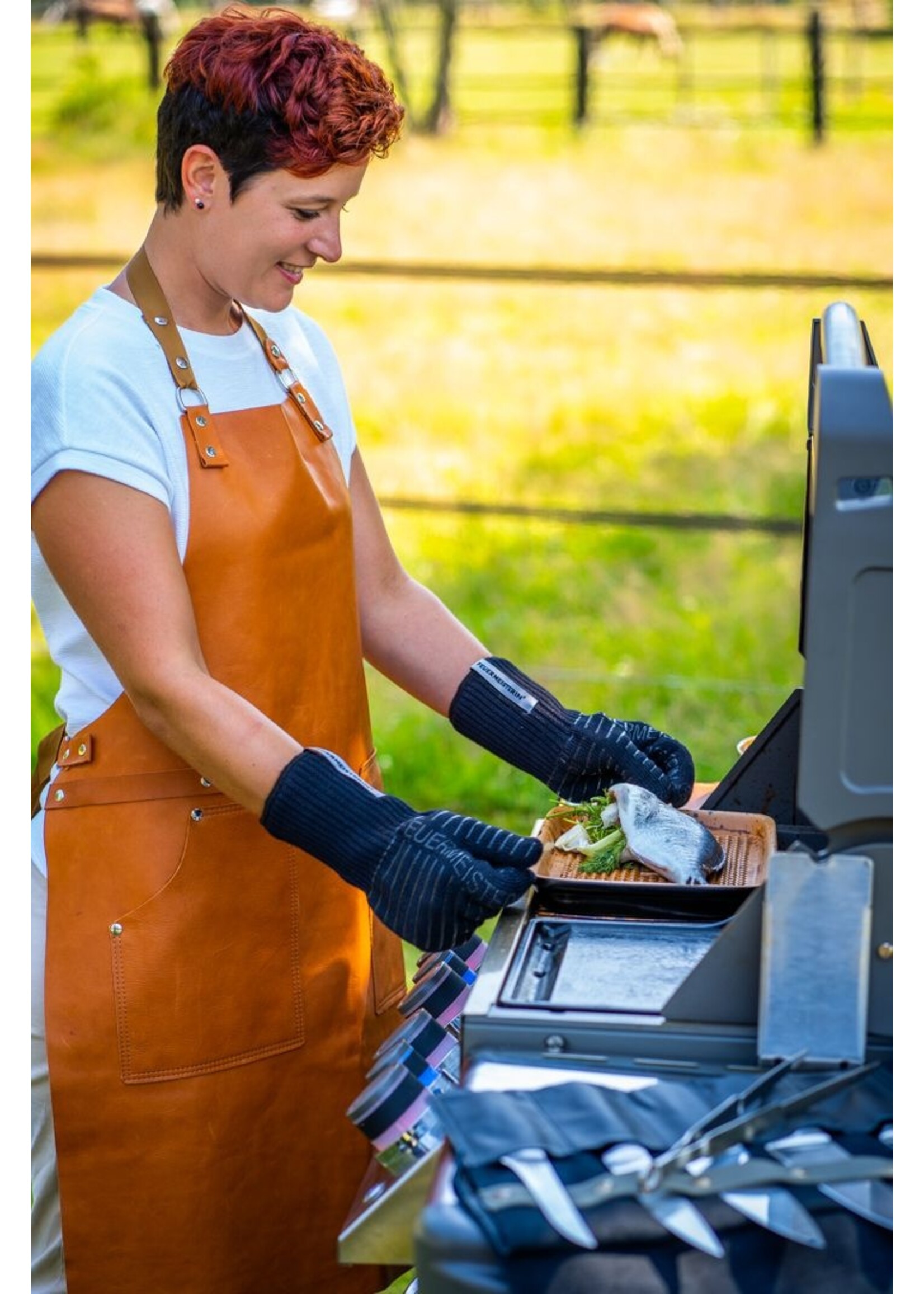 Feuermeister Feuermeisterin Aramide Barbecue Handschoenen