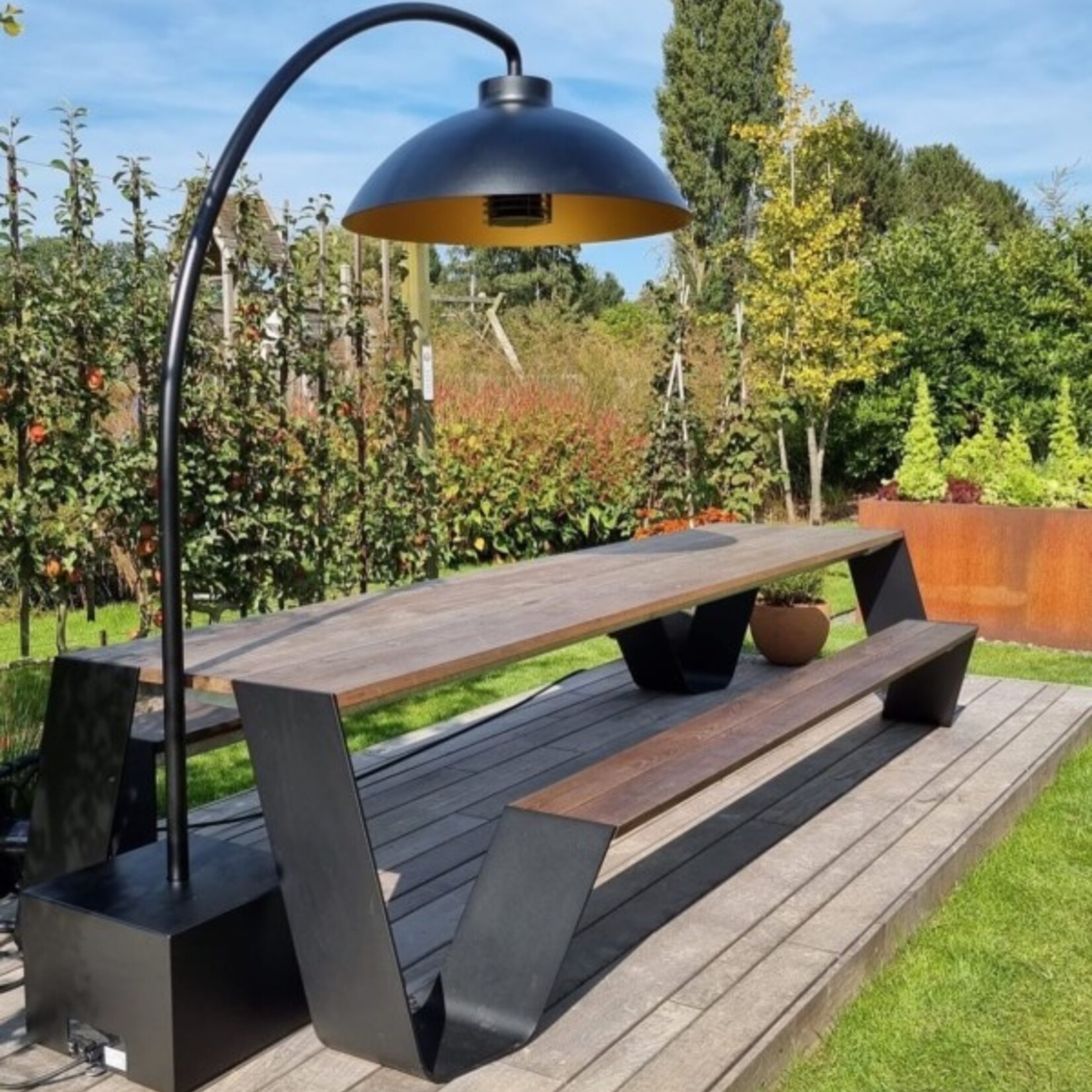 Heatsail dome MIDNIGHT incl. bluetooth en wielen_ showroom model
