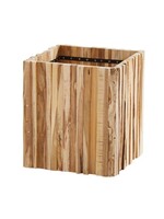 4SO 4SO planter teak Miguel square 45x45x50 hoog