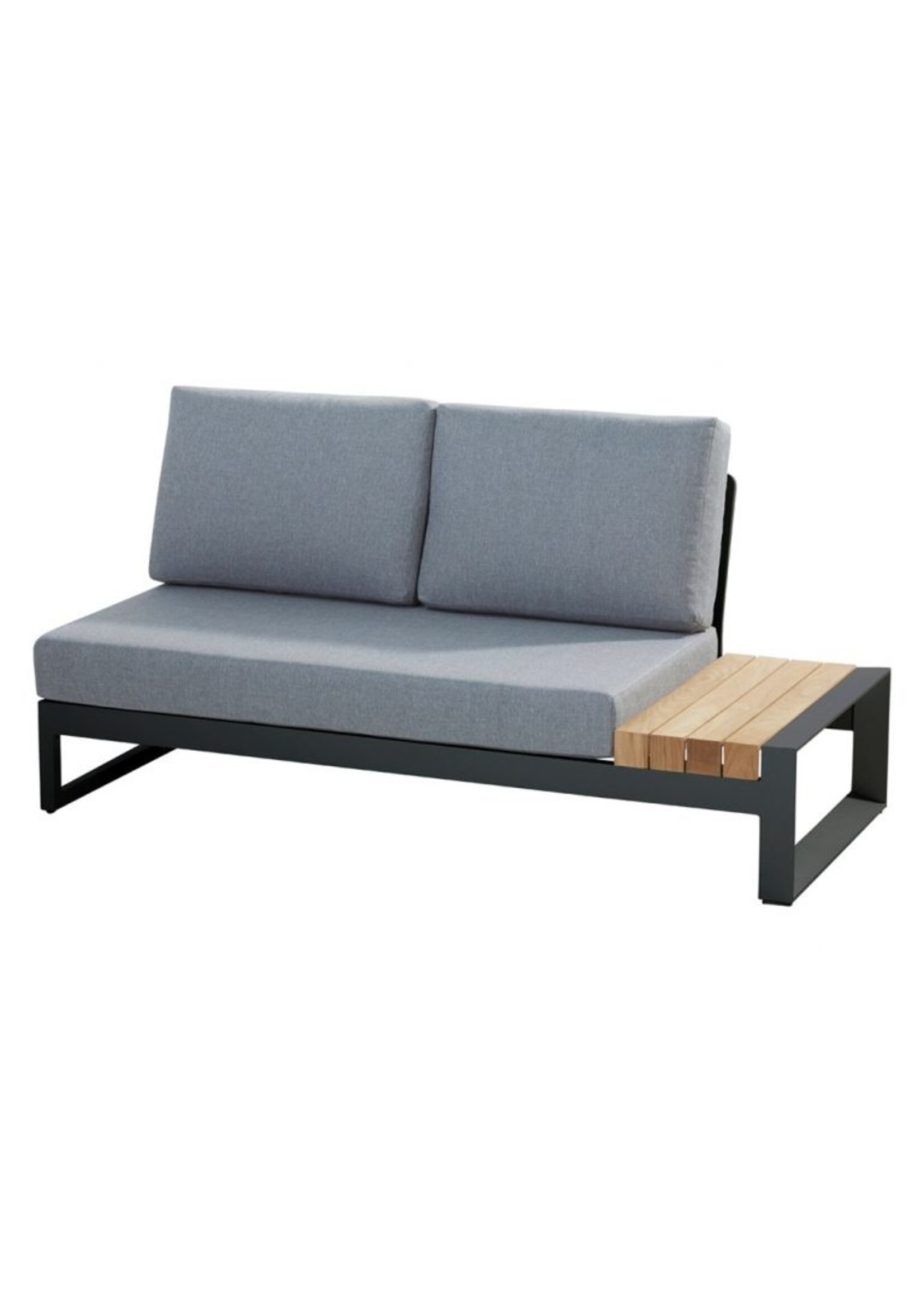 4SO 4SO Matisse modular 2 seater bench LEFT AND RIGHT  with 3 cushion ANTHRACITE