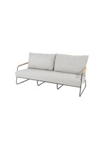 4SO 4SO Balade living bench 3 seater anthracite with 3 cushions