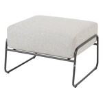 4SO 4SO Balade footstool anthracite with cushion