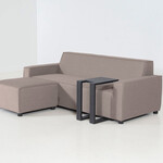 Flow Outdoor Furniture Flow. Club 2,5 zits sofa Taupe Chiné  set incl. voetenbank - SALE