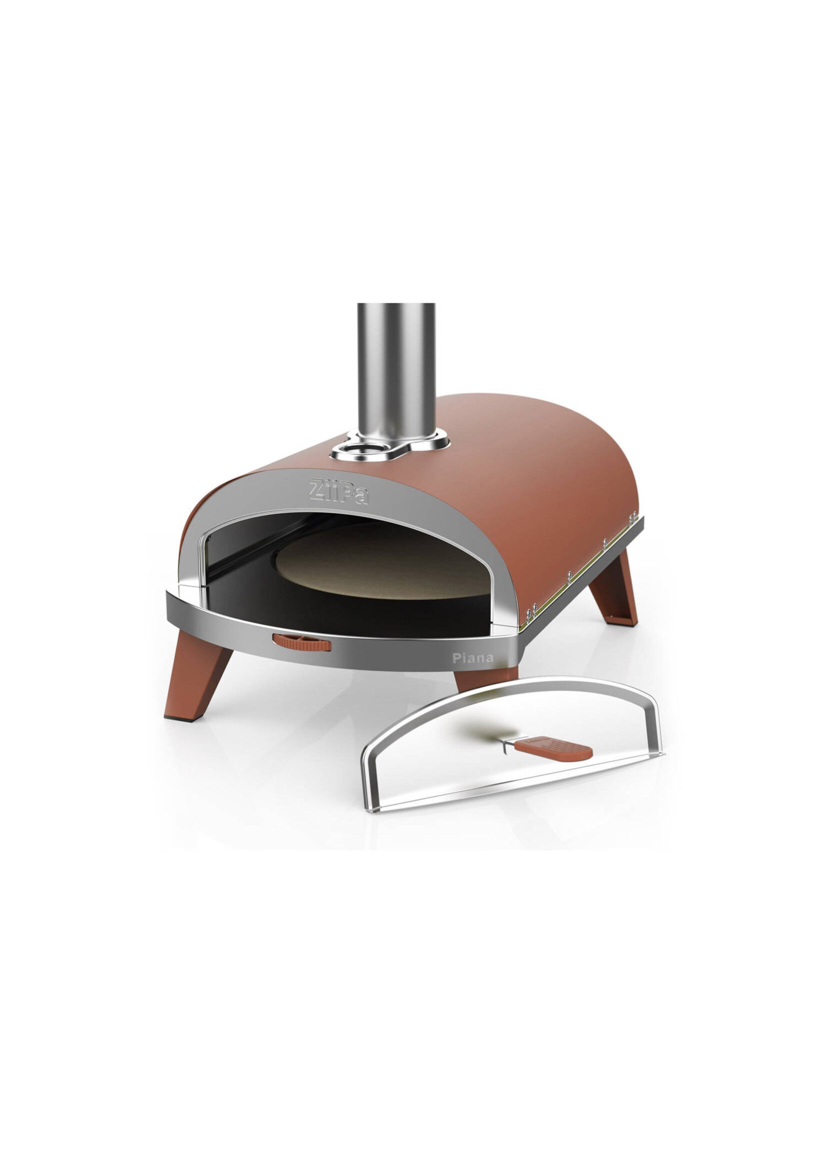 ZiiPa ZIIPA  PIANA PIZZA OVEN TERRACOTTA 40X73XH72,5CM  PELLETS MODEL