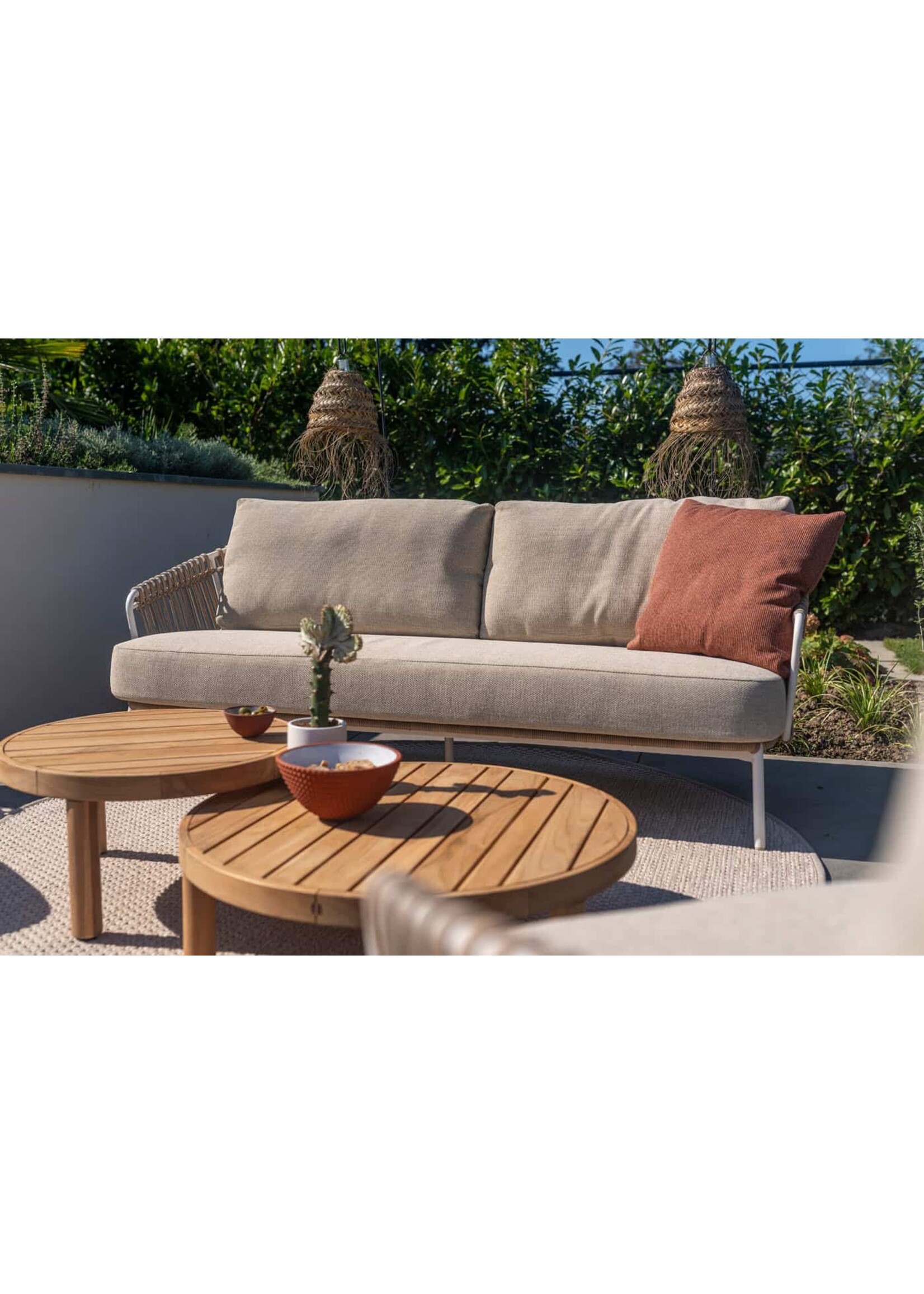 4SO 4SO Finn coffee table natural teak Ø  60 x 32cm H