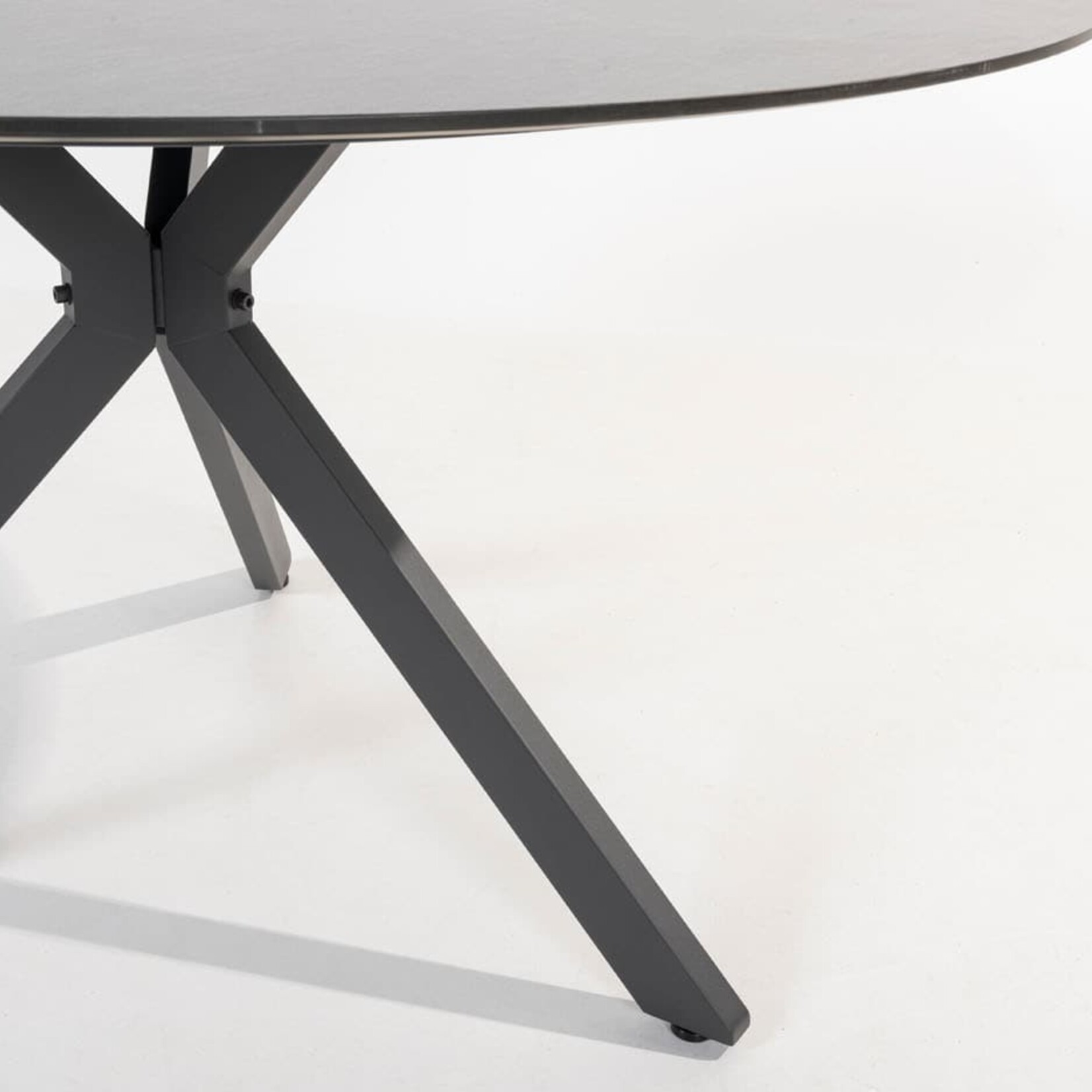 4SO 4SO Locarno tafel HPL slate antraciet  Ø130cm