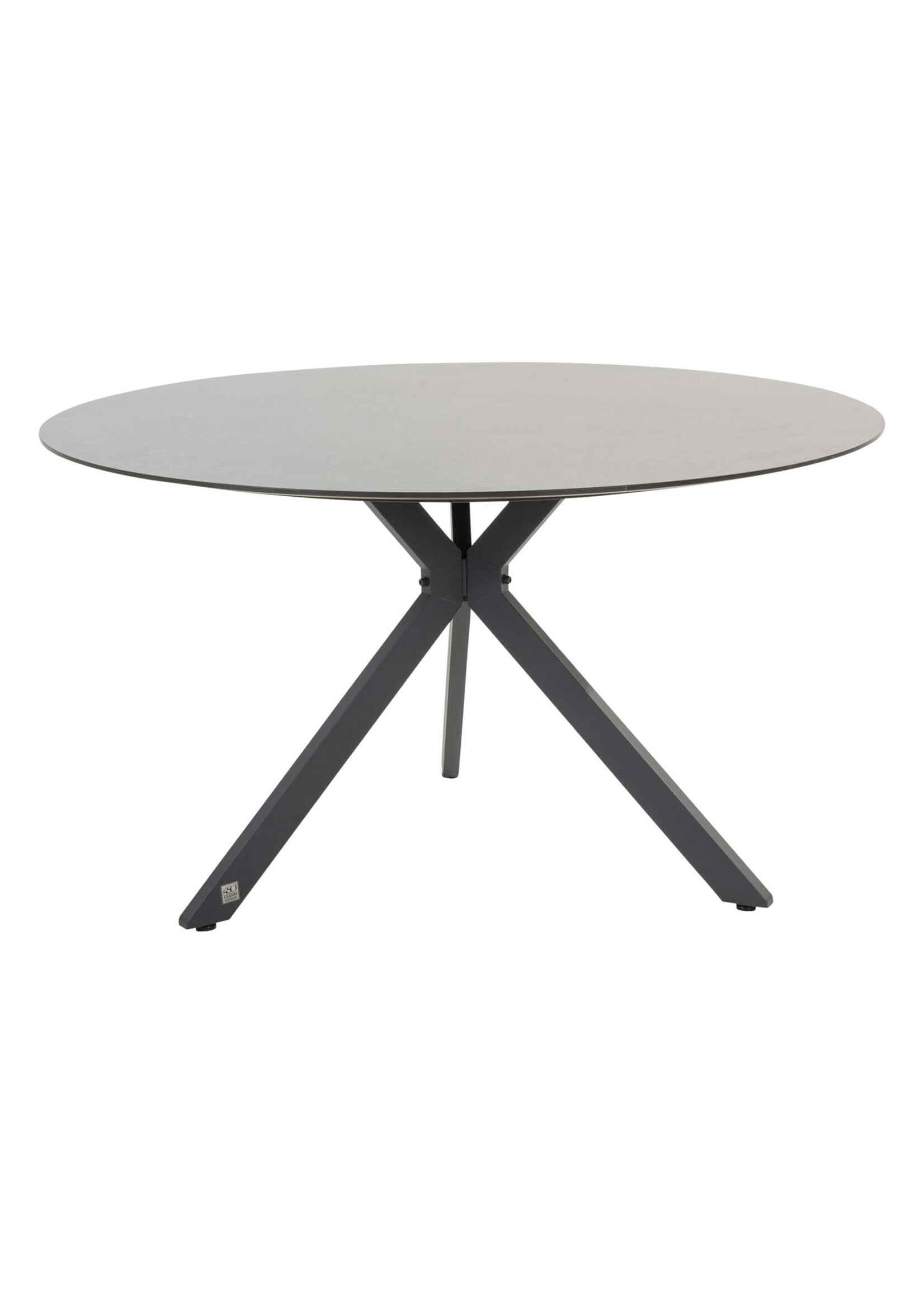 4SO 4SO Locarno tafel HPL slate antraciet 130 Ø cm
