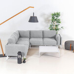 Flow Outdoor Furniture Flow. Doozy hoekbank Lead Chiné (licht grijs)