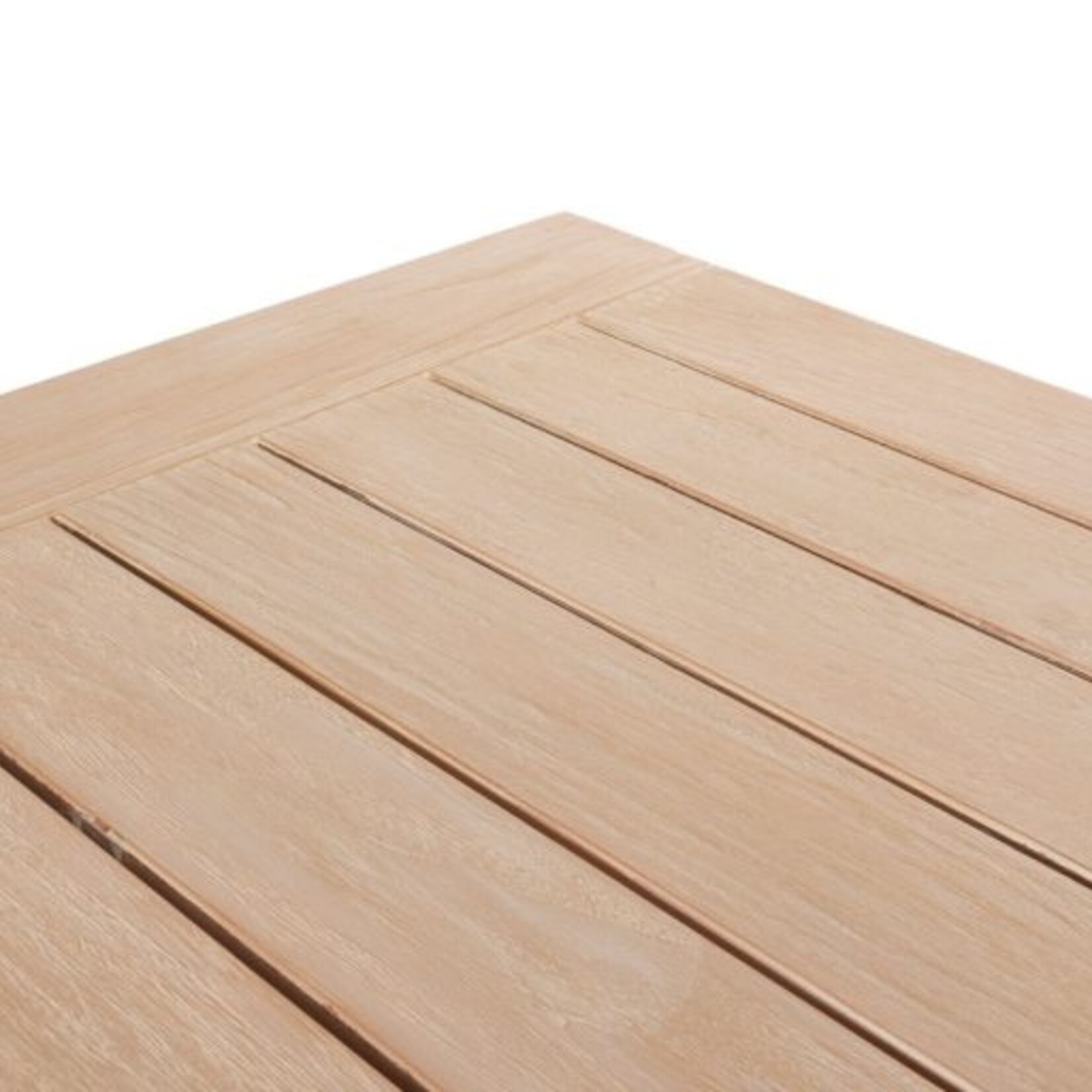 4SO 4SO Low Dining brushed teak set - Noah tafel 300cm + 6x Julia chair