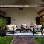 Yoi YOI |  Midori Sofa 2 seater alu black/ wool white