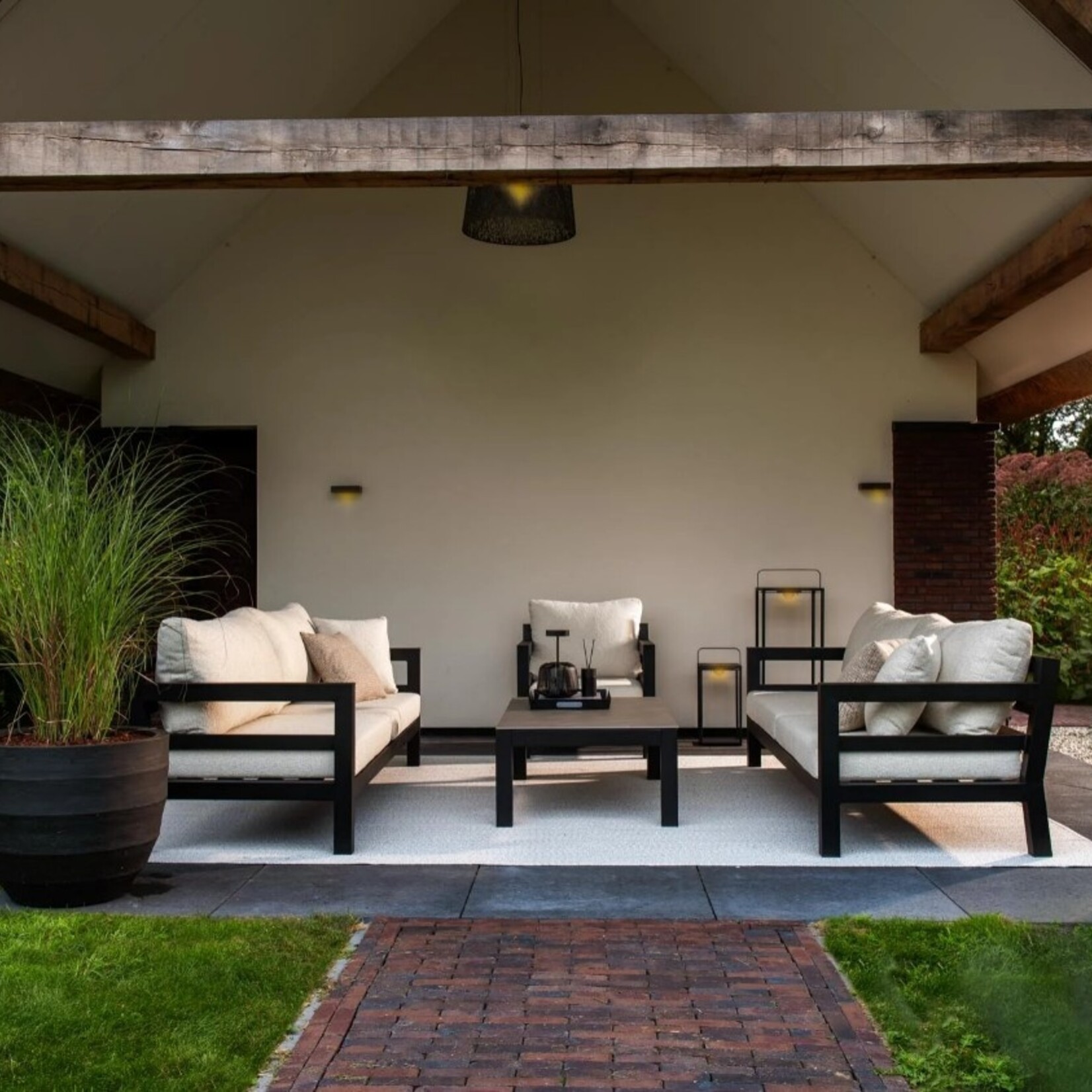 Yoi YOI |  Midori fauteuil black/ wool white