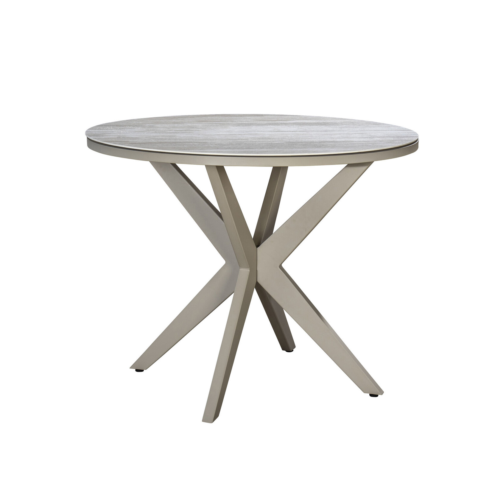 Yoi YOI |  Calma high dining tafel  Kleur frame: Salix | Bladkleur: Travertin