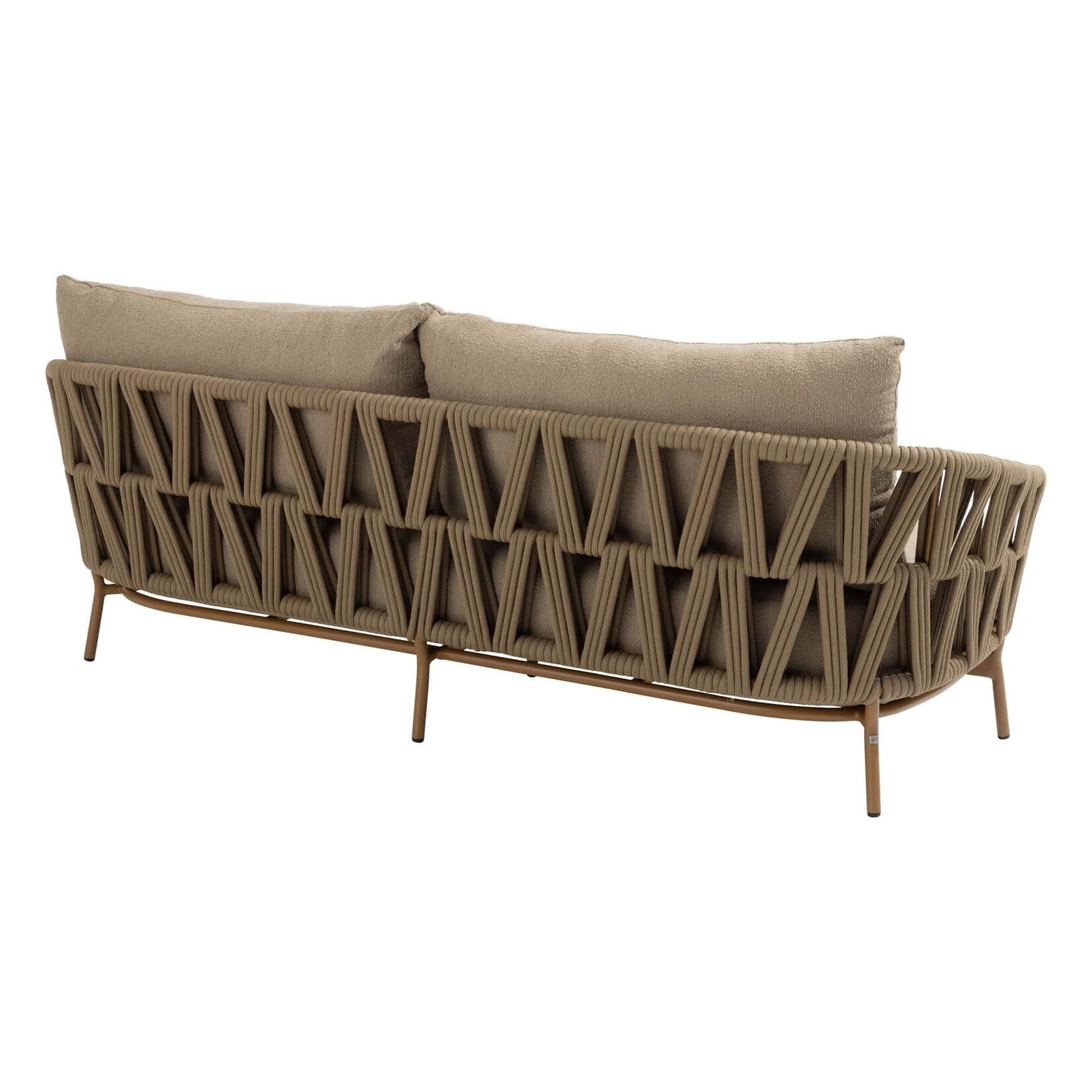 4SO 4SO Biarritz 3 seater bench amber with 3 cushions