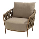 4SO 4SO Biarritz living chair amber with 2 cushions