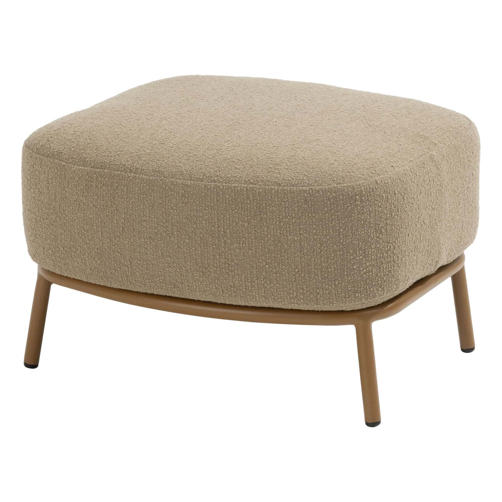 4SO 4SO Biarritz footstool amber with cushion