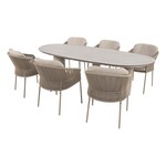 4SO 4SO Taste  Denia eettafel latte met geprint keramiek  240×105 cm