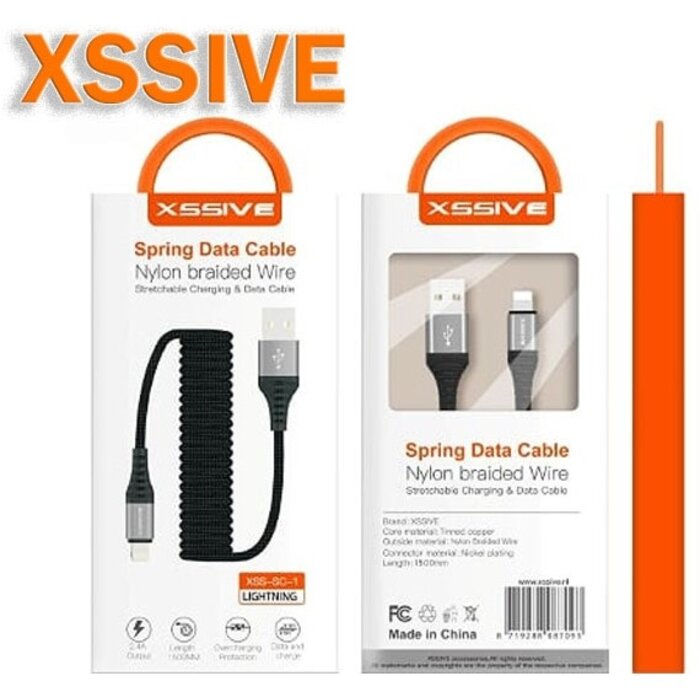 Nylon Braided Wire Lightning  1,5M