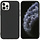 iPhone 12/iPhone 12 Pro Silicone Hoesje Zwart