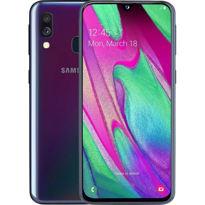 Samsung Galaxy A40 Zwart 64GB B Grade