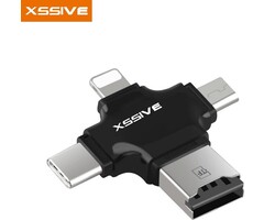 Xssive Card Reader 4 in 1 OTG Usb Flash Drive
