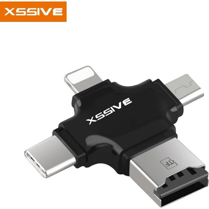 Xssive Card Reader 4 in 1 OTG Usb Flash Drive