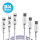 Rocket Sale® - USB C naar Lightning kabel 3Pack 2M [MFi gecertificeerd] iPhone Snellaadkabel PD snelle iPhone Oplaadkabel compatibel met iPhone 11 12 13 14 Pro Max Mini X XS XR 8 8Plus iPad Pro