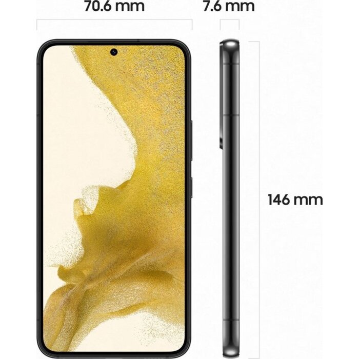 Samsung Galaxy S22 5G Zwart 128GB B Grade