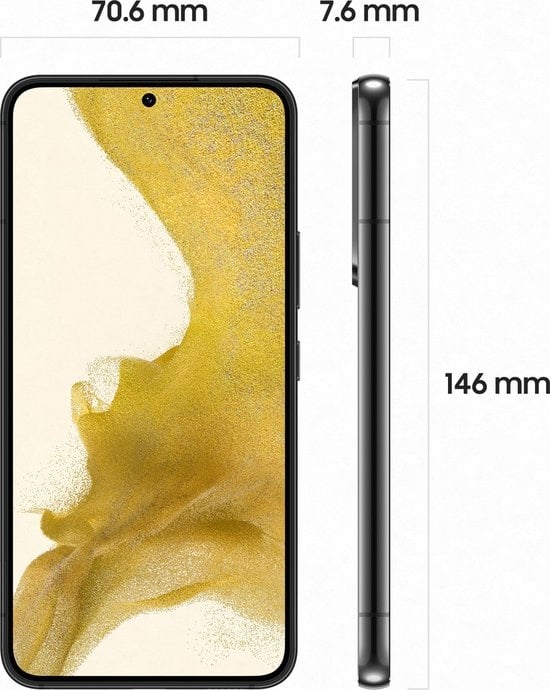 Samsung Galaxy S22 5G Zwart 128GB B Grade