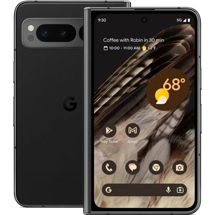 Google Pixel Fold Zwart 256GB B Grade + Otterbox-hoes