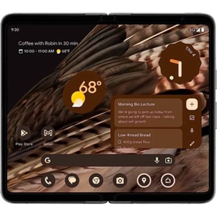 Google Pixel Fold Zwart 256GB B Grade + Otterbox-hoes