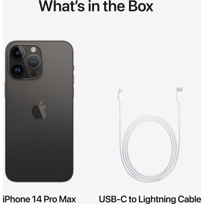 Apple iPhone 14 Pro Max 128GB Zwart B Grade