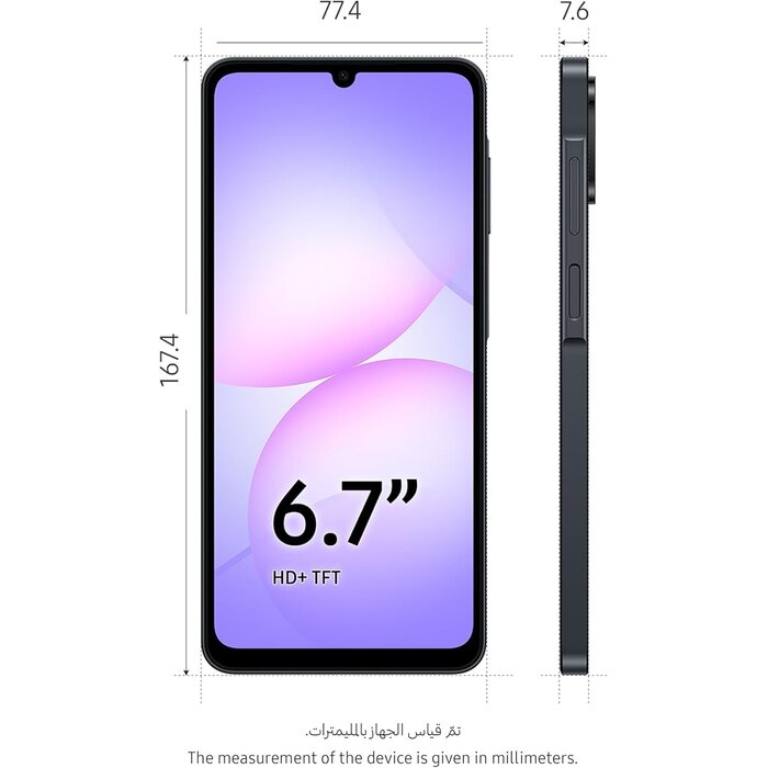 Samsung Galaxy A07 Zwart 64GB