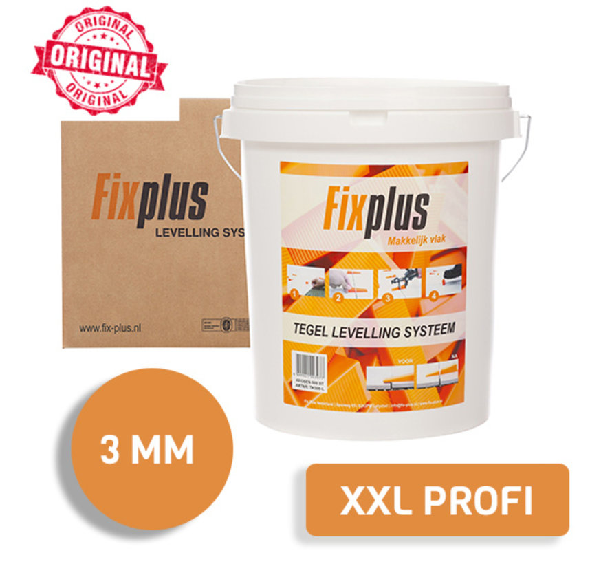 Fix Plus ® Starters Kit XXL PRO 3mm.