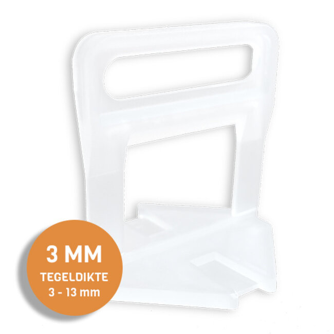 Fix Plus ® Levelling Clips 2000 st. 3mm.