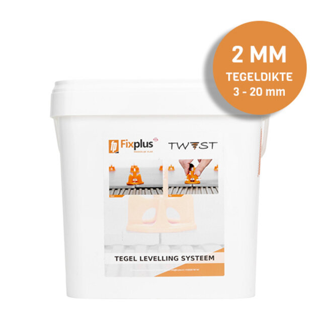 Fix Plus ® Twist Clips 500 st. 2 mm