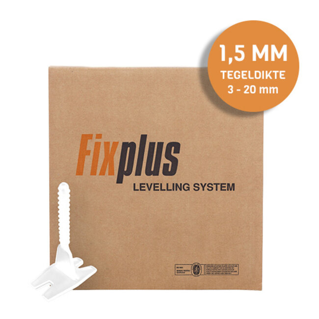 Fix Plus ® Twist Clips 2500 st. 1,5 mm