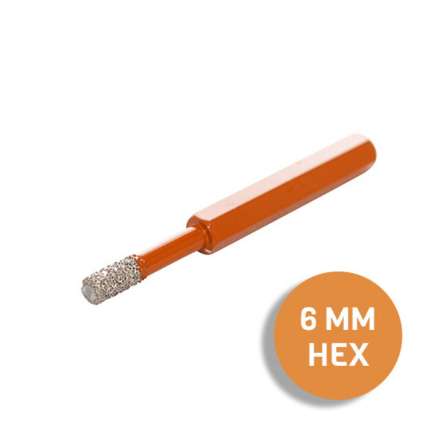 Fix Plus ® Tegelboor 6 Kant - Wax Ø 6mm.