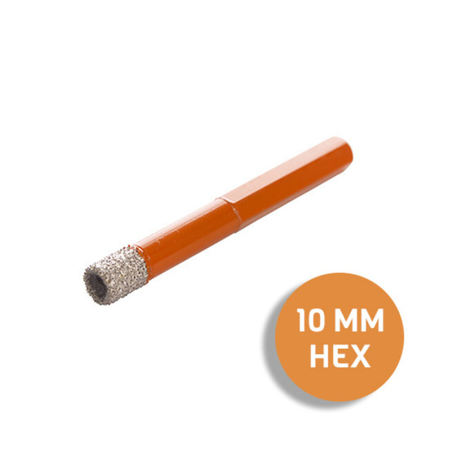 Fix Plus ® Tegelboor 6 Kant - Wax Ø 10mm.