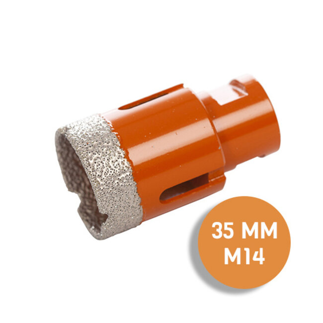 Fix Plus ® Tegelboor M14 - Ø 35mm.