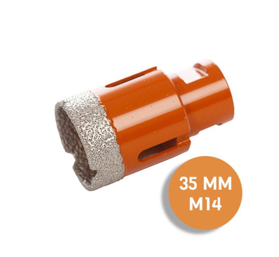 Fix Plus ® Tegelboor M14 - Ø 35mm.