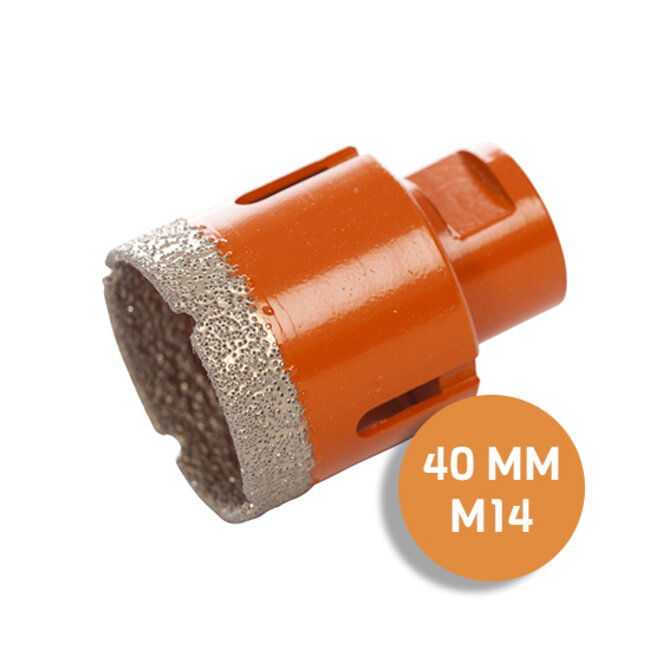 Fix Plus ® Tegelboor M14 - Ø 40mm.