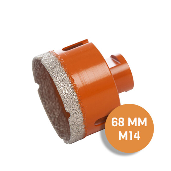 Fix Plus ® Tegelboor M14 - Ø 68 mm.