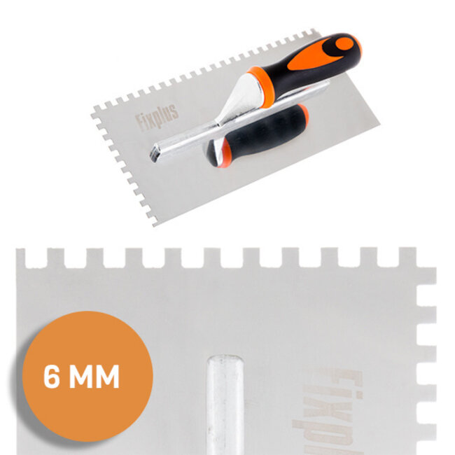 Fix Plus ® Lijmkam RVS 6mm.