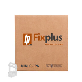 Fix Plus ® Fix Plus Levelling Clips Mini 1 mm. 3000 st.