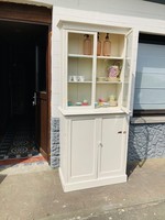 White Window Cabinet in 2 parts