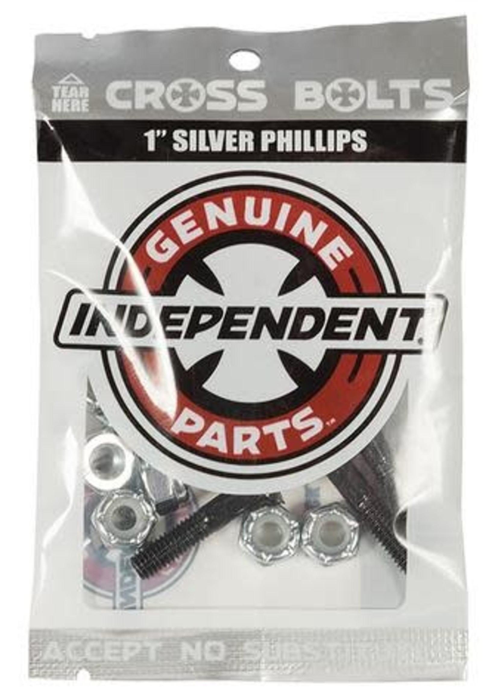 Independent Cross Bolts silver