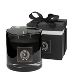 Duftkerze Orient schwarzes Glas D12x12cm