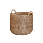 Rattankorb mit Henkel braun 37xH41cm